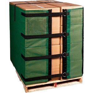 Quây pallet và giỏ giao hàng shipper